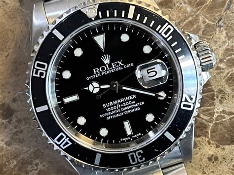 submarine rolex 2001|rolex submariner 16610 year.